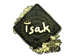 isak (Gold) CS2 Sticker