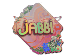 jabbi (Holo) CS2 Sticker