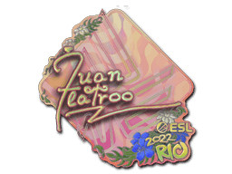 juanflatroo (Holo) CS2 Sticker