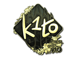 k1to (Gold) CS2 Sticker