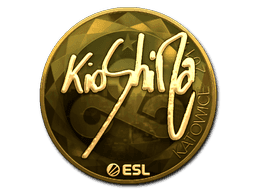 kioShiMa (Gold) CS2 Sticker