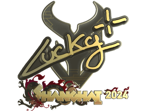 Lucky (Gold) CS2 Sticker