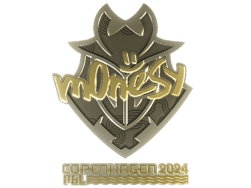 m0NESY (Gold) CS2 Sticker