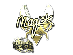 Magisk (Gold, Champion) CS2 Sticker