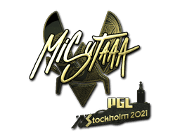 misutaaa (Gold) CS2 Sticker