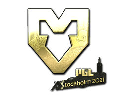 MOUZ (Gold) CS2 Sticker