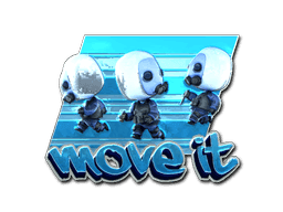 Move It (Foil) CS2 Sticker