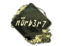 n0rb3r7 (Gold) CS2 Sticker