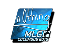n0thing (Foil) CS2 Sticker