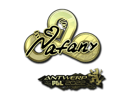 nafany (Gold) CS2 Sticker