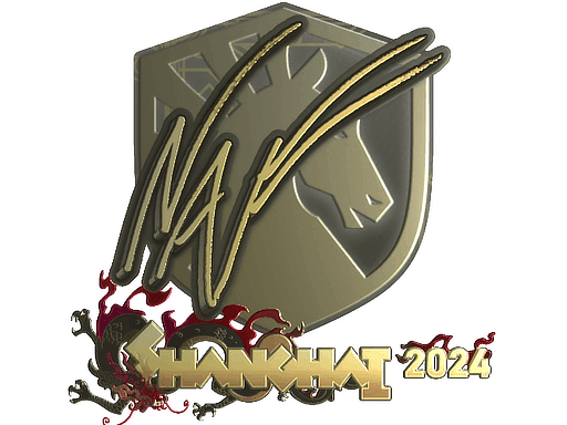 NAF (Gold) CS2 Sticker