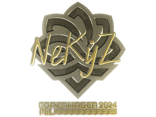 NEKiZ (Gold) CS2 Sticker