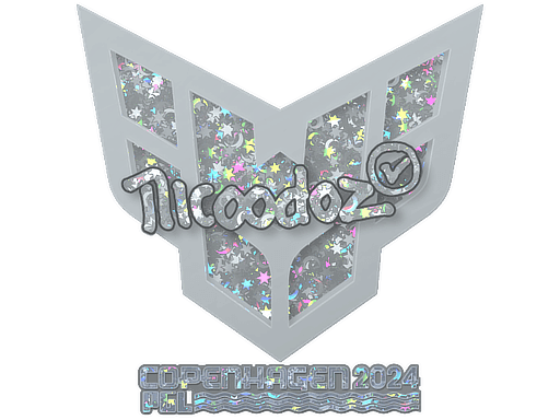 nicoodoz (Glitter) CS2 Sticker