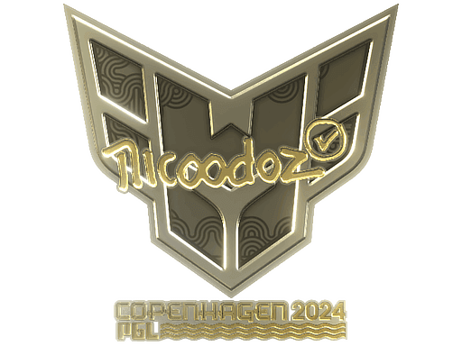 nicoodoz (Gold) CS2 Sticker
