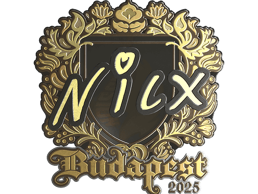 nicx (Gold) CS2 Sticker