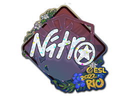 nitr0 (Glitter) CS2 Sticker