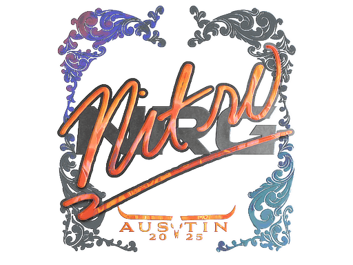 nitr0 (Holo) CS2 Sticker