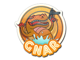 Orange Gnar CS2 Sticker