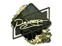 Perfecto (Gold) CS2 Sticker