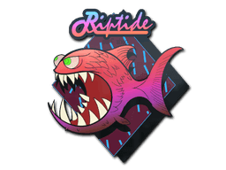 Pink Jaggyfish CS2 Sticker