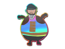 Poorly Drawn Balkan (Holo) CS2 Sticker