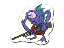 Purple Cyclawps CS2 Sticker