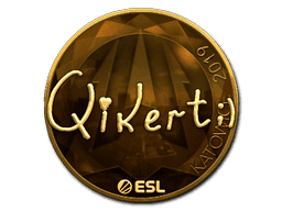 qikert (Gold) CS2 Sticker