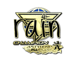rain (Gold, Champion) CS2 Sticker