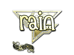 rain (Gold) CS2 Sticker