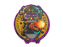 Ready For Battle (Holo) CS2 Sticker