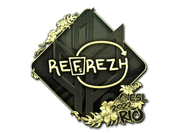 refrezh (Gold) CS2 Sticker