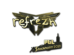 refrezh (Gold) CS2 Sticker