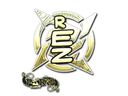 REZ (Gold) CS2 Sticker