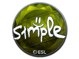 s1mple (Foil) CS2 Sticker