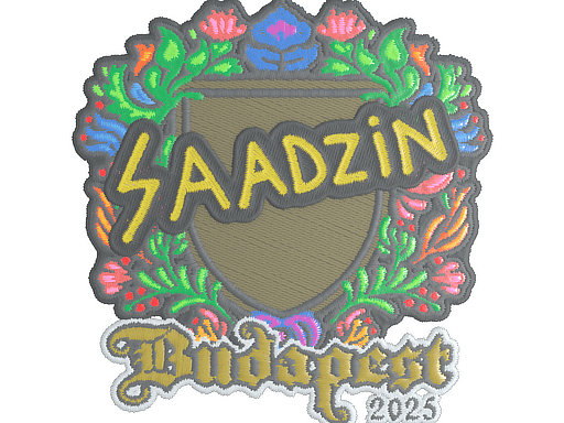 saadzin (Embroidered) CS2 Sticker
