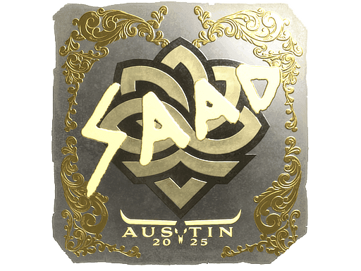 saadzin (Gold) CS2 Sticker