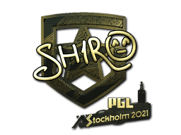 sh1ro (Gold) CS2 Sticker