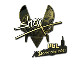 shox (Gold) CS2 Sticker