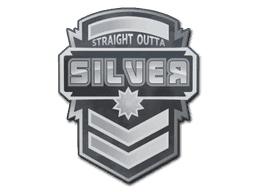 Silver CS2 Sticker