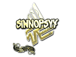 sinnopsyy (Gold) CS2 Sticker