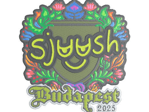 sjuush (Embroidered) CS2 Sticker