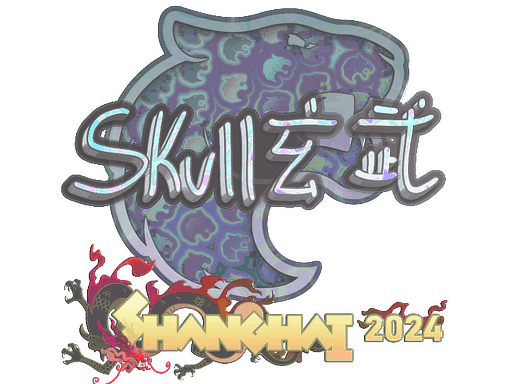 skullz (Holo) CS2 Sticker