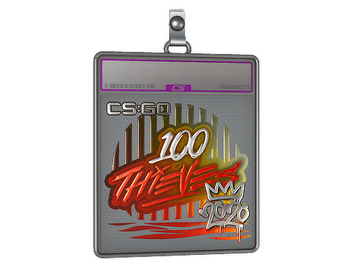 100 Thieves (Foil) CS2 Sticker