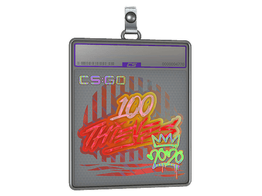 100 Thieves (Holo) CS2 Sticker