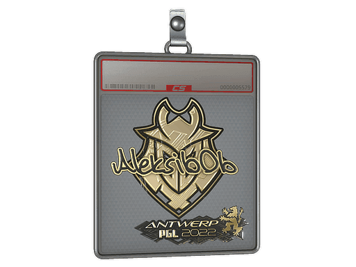 Aleksib (Gold) CS2 Sticker