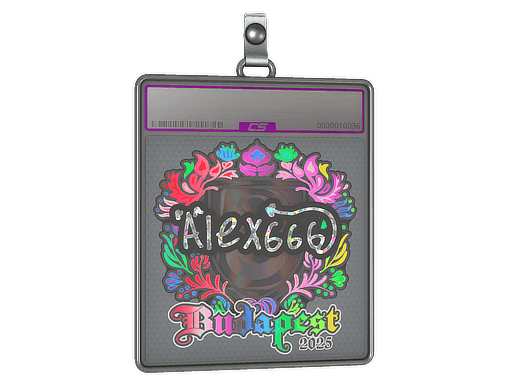 alex666 (Holo) CS2 Sticker