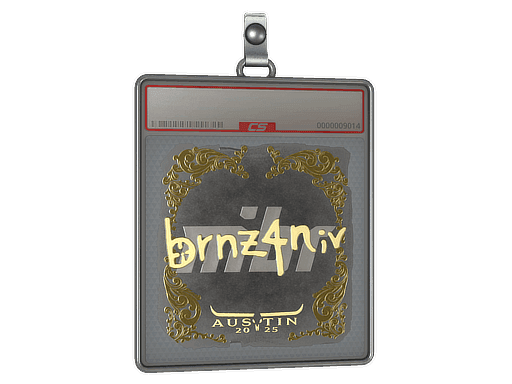 brnz4n (Gold) CS2 Sticker