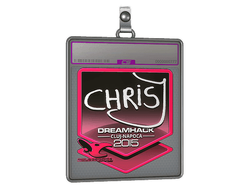 chrisJ (Foil) CS2 Sticker