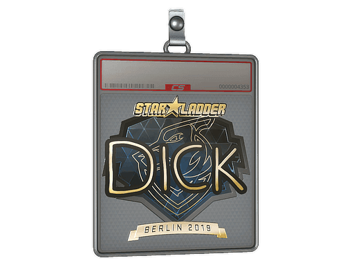 DickStacy (Gold) CS2 Sticker