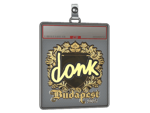 donk (Gold) CS2 Sticker
